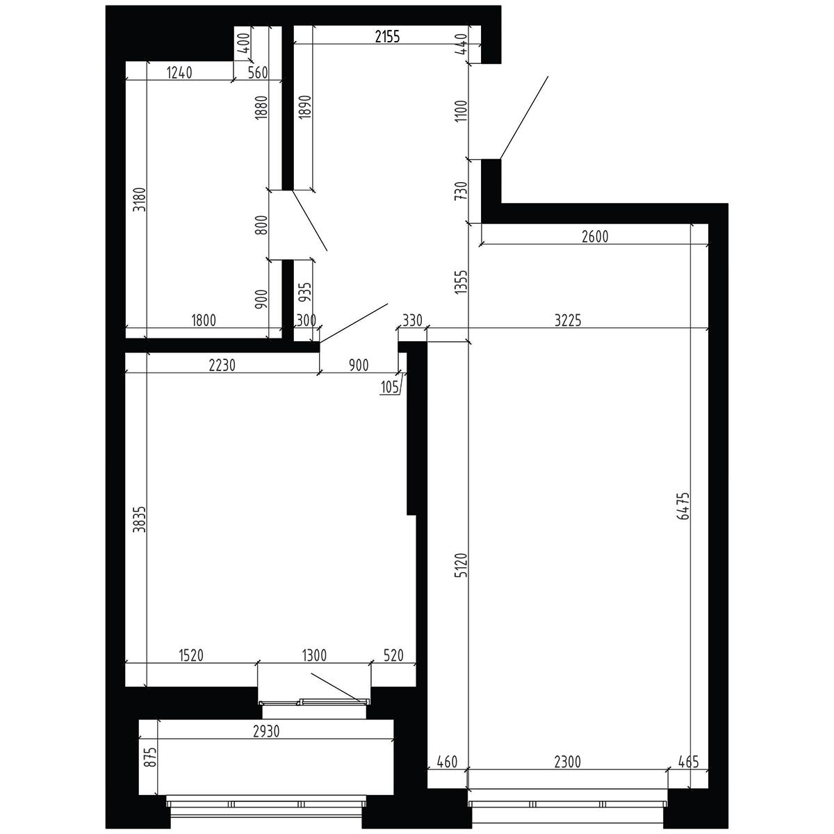 1-комнатная, 47.9 м², № 52 в 7Я (Семья)