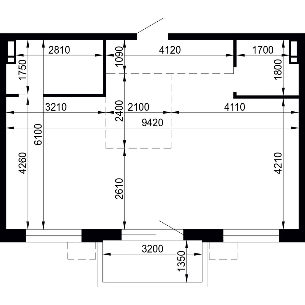 1-комнатная, 56.2 м², № 19 в Поселок-парк Весна-4