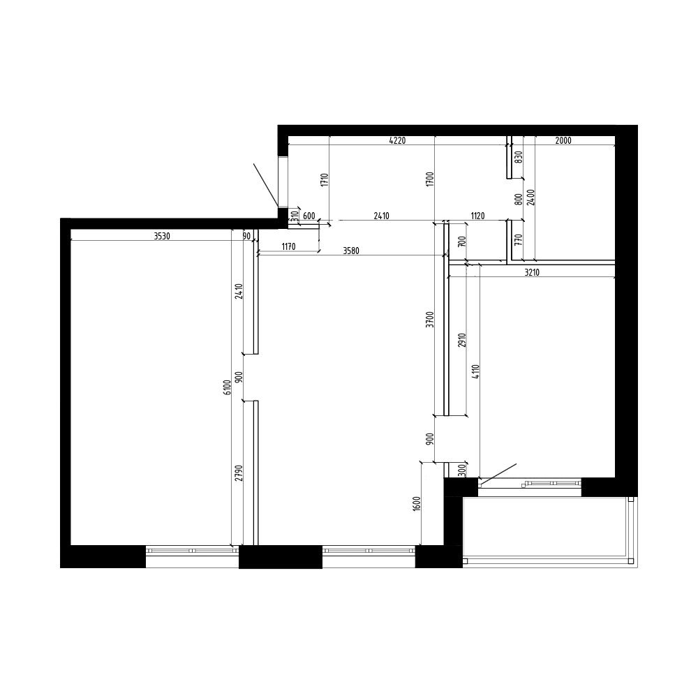 1-комнатная, 70.8 м², № 30 в Поселок-парк Весна-4