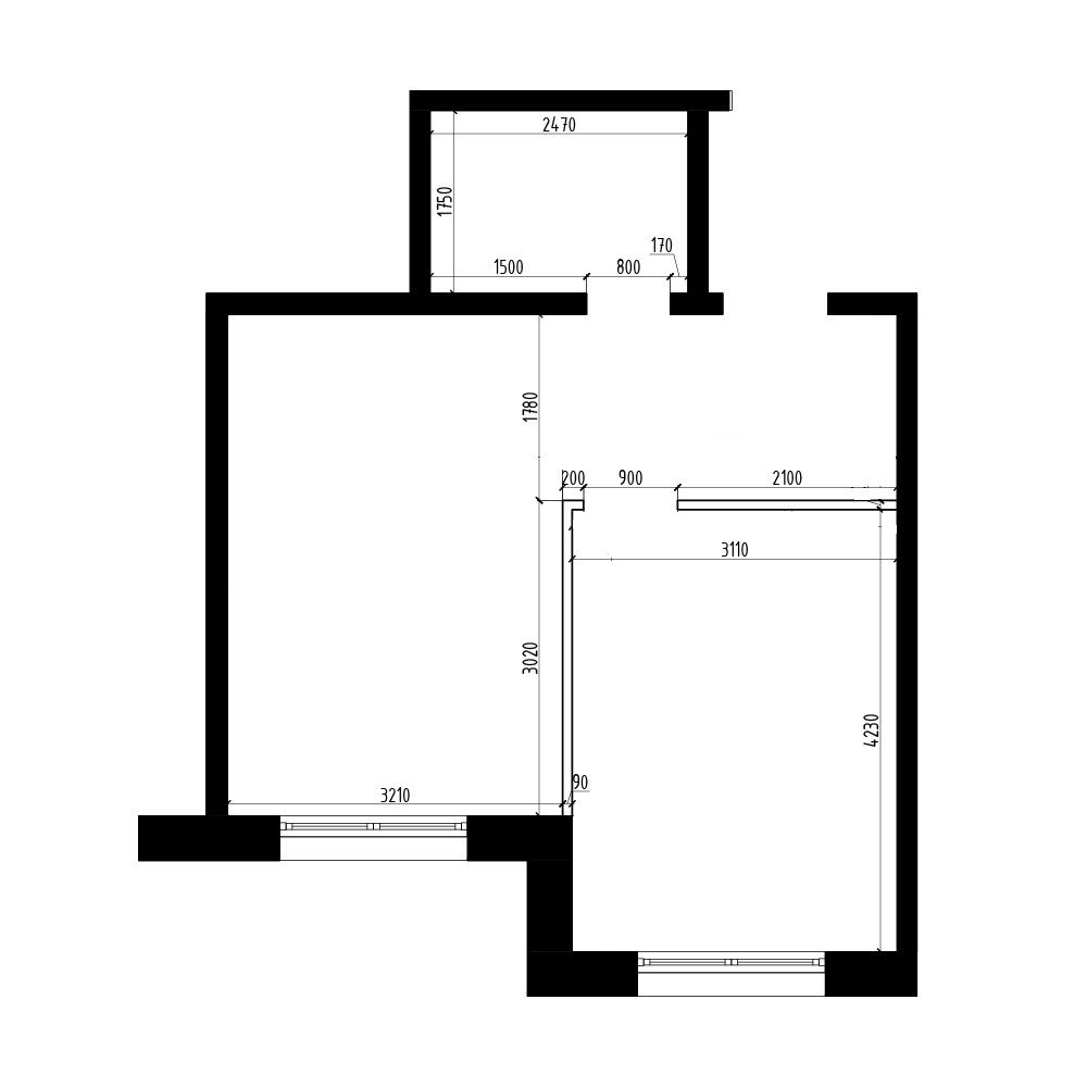 1-комнатная, 39.1 м², № 19 в Поселок-парк Весна-4