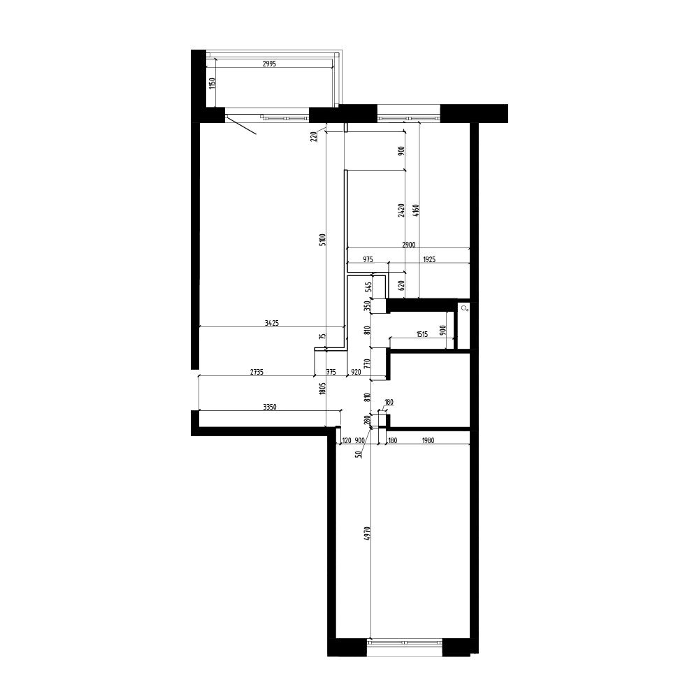 1-комнатная, 60.6 м², № 13 в Поселок-парк Весна-4