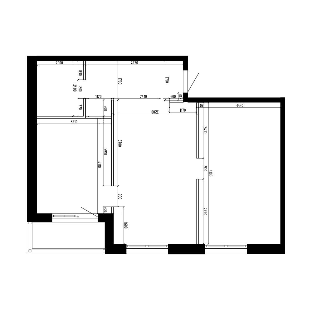 1-комнатная, 70.8 м², № 3 в Поселок-парк Весна-4