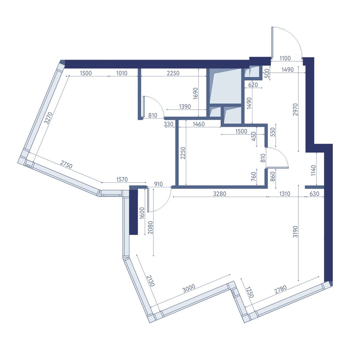 1-комнатная квартира, 56.8 кв.м, hideOUT, изображение-2