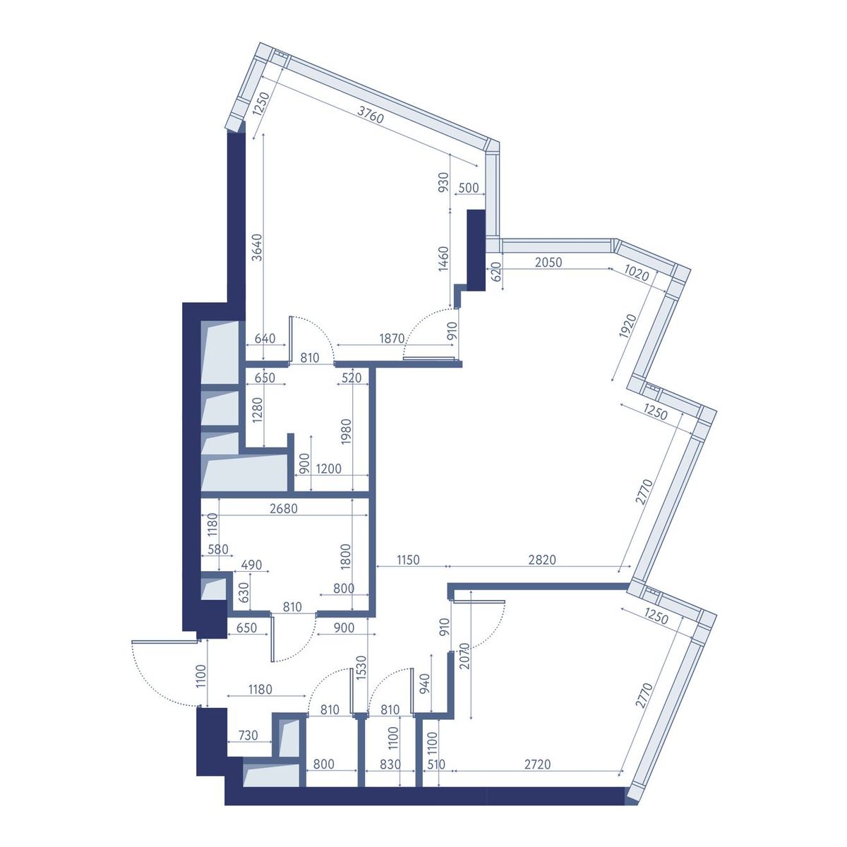 2-комнатная квартира, 62.2 кв.м, hideOUT, изображение-2