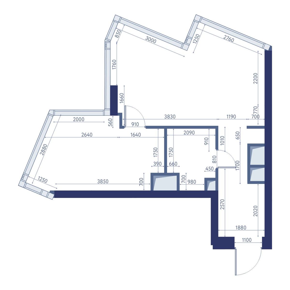 2-комнатная квартира, 46.4 кв.м, hideOUT, изображение-2