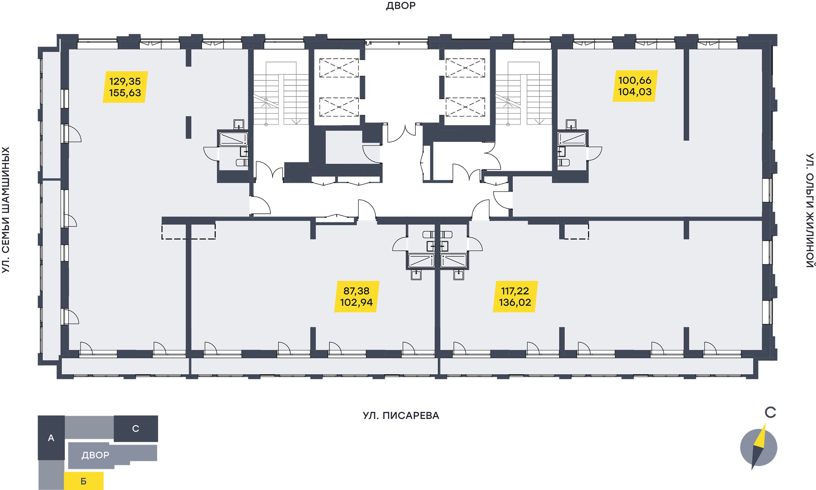 58/2 - Коммерция, 1, этаж 12