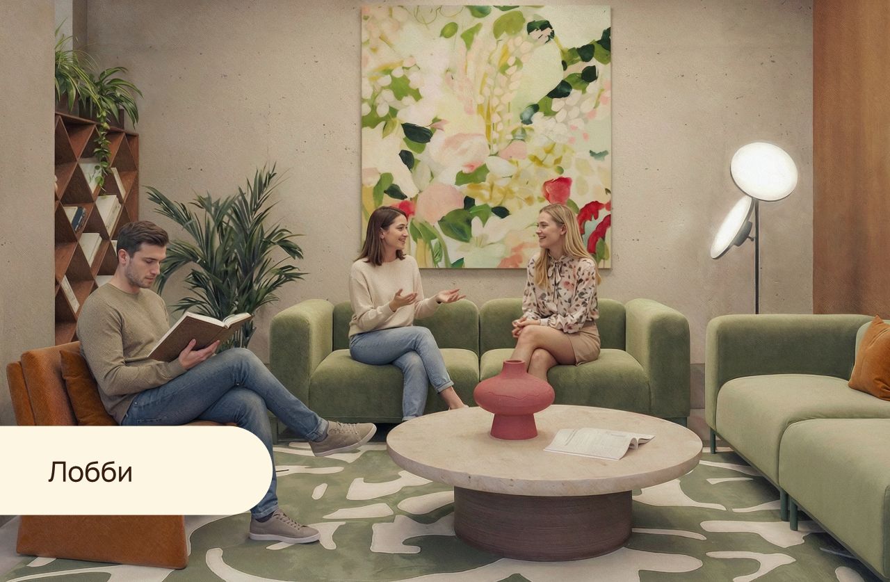 Студия, 26.8 м², № 252 в Сердце Квартала