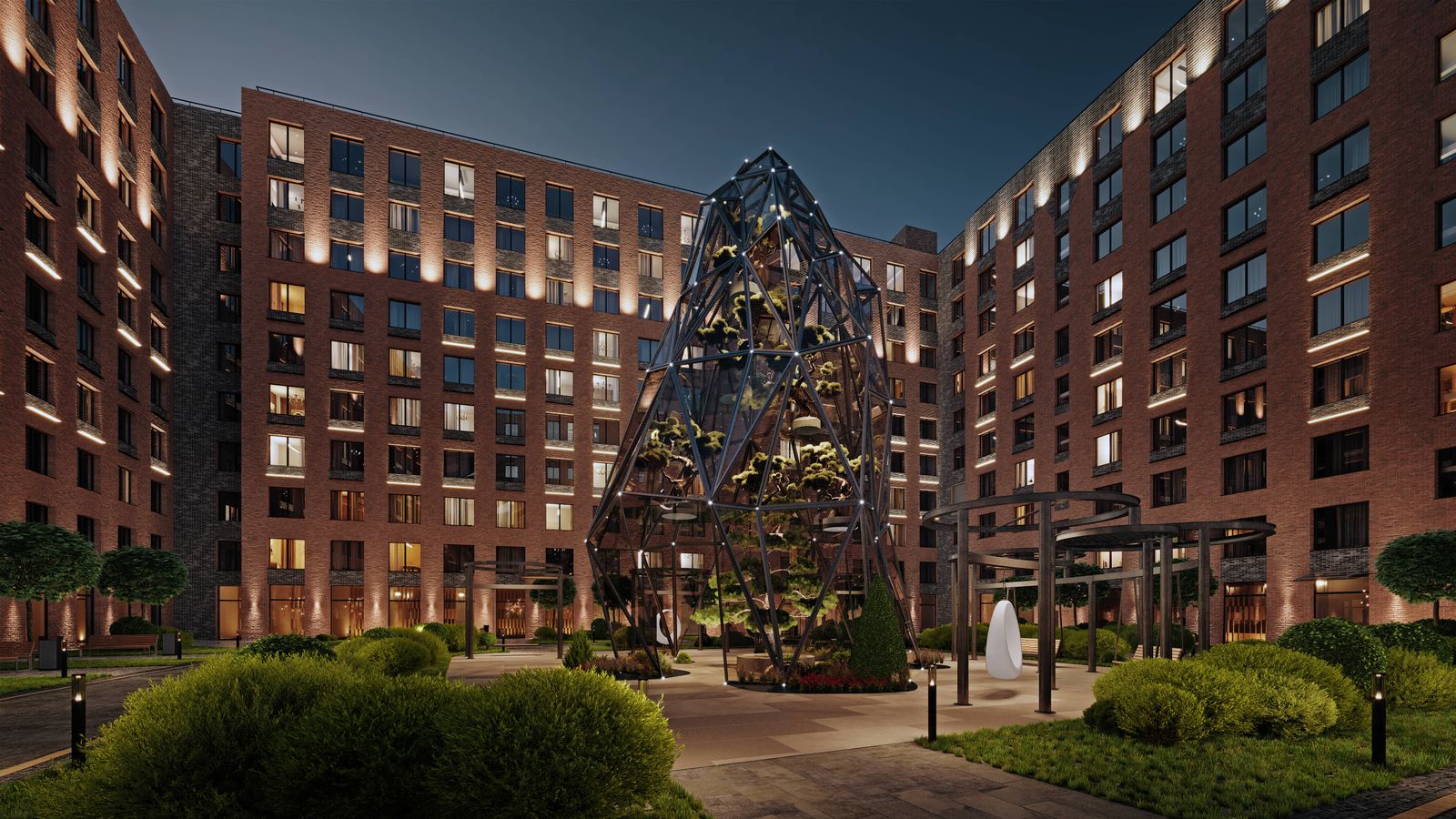 2-комнатная квартира, 54.69 кв.м, Остров Первых Клубный квартал на Неве, изображение-27