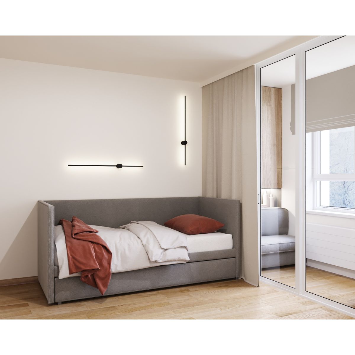 2-комнатная квартира, 45.8 кв.м, ЖК Перемены, изображение-3