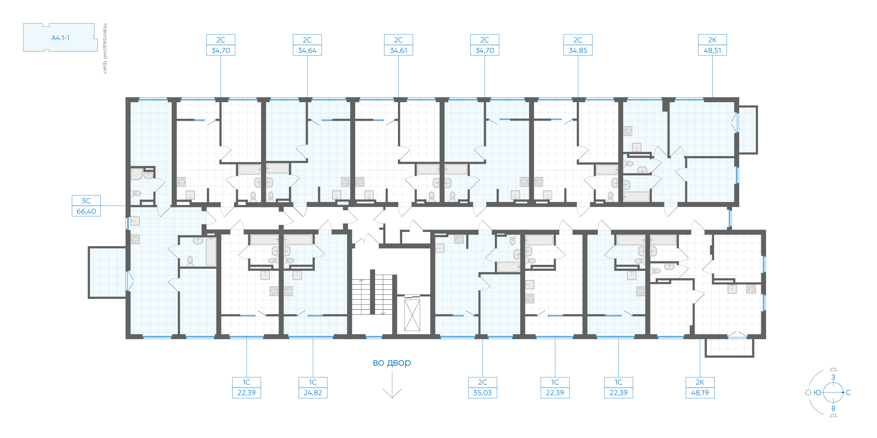 22.24 кв.м, ЖК Новиль, изображение-3