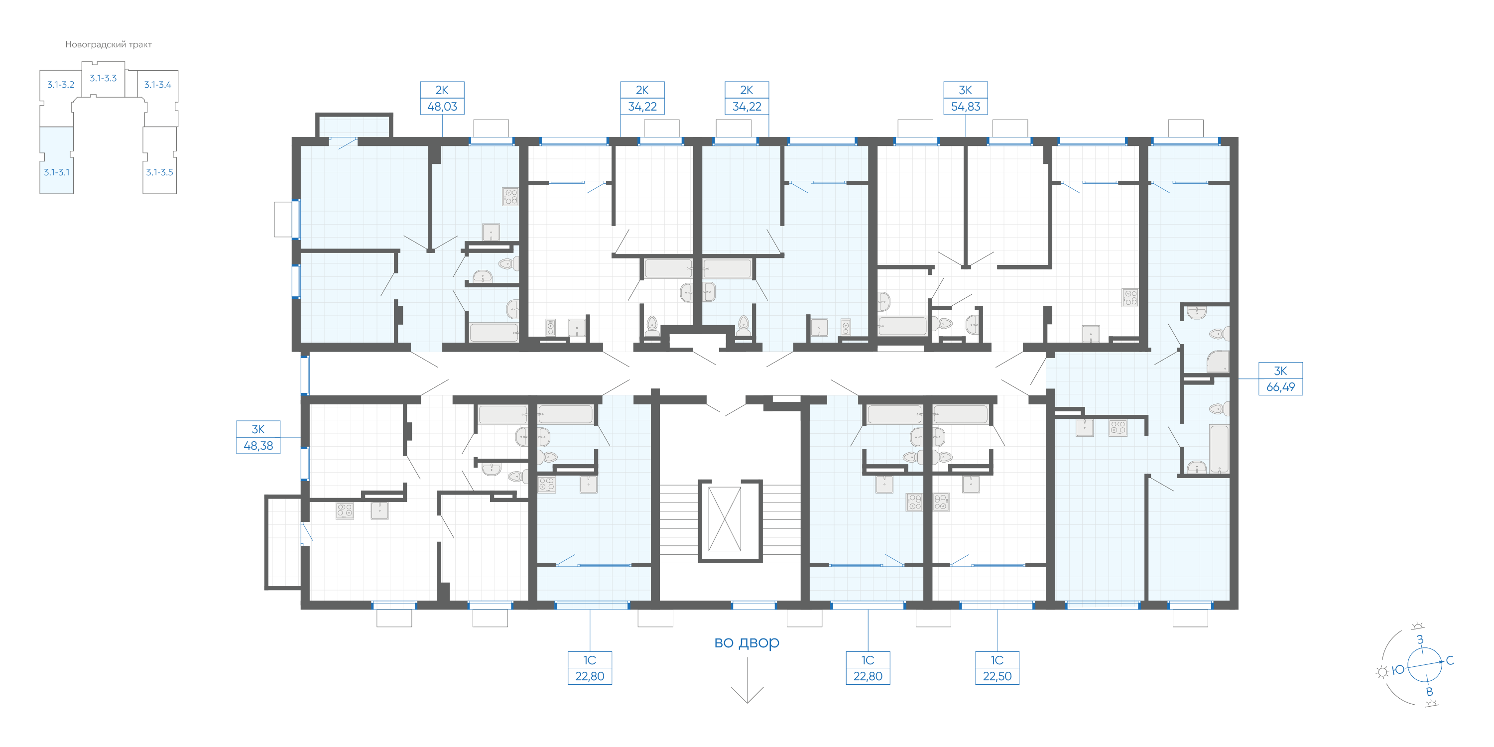 22.5 кв.м, ЖК Новиль, изображение-3