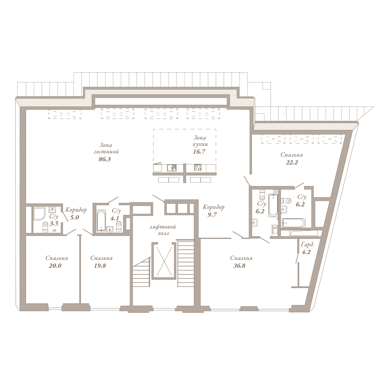 Планировка 4-комн.