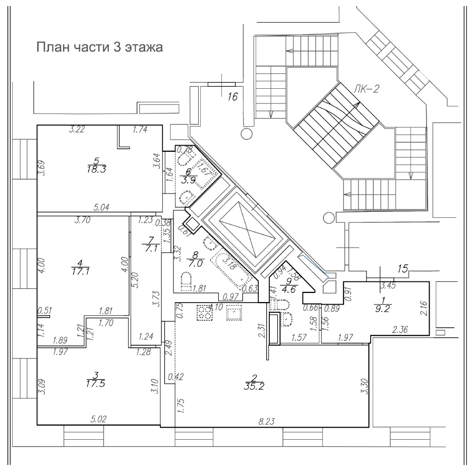 Планировка 3-комн.