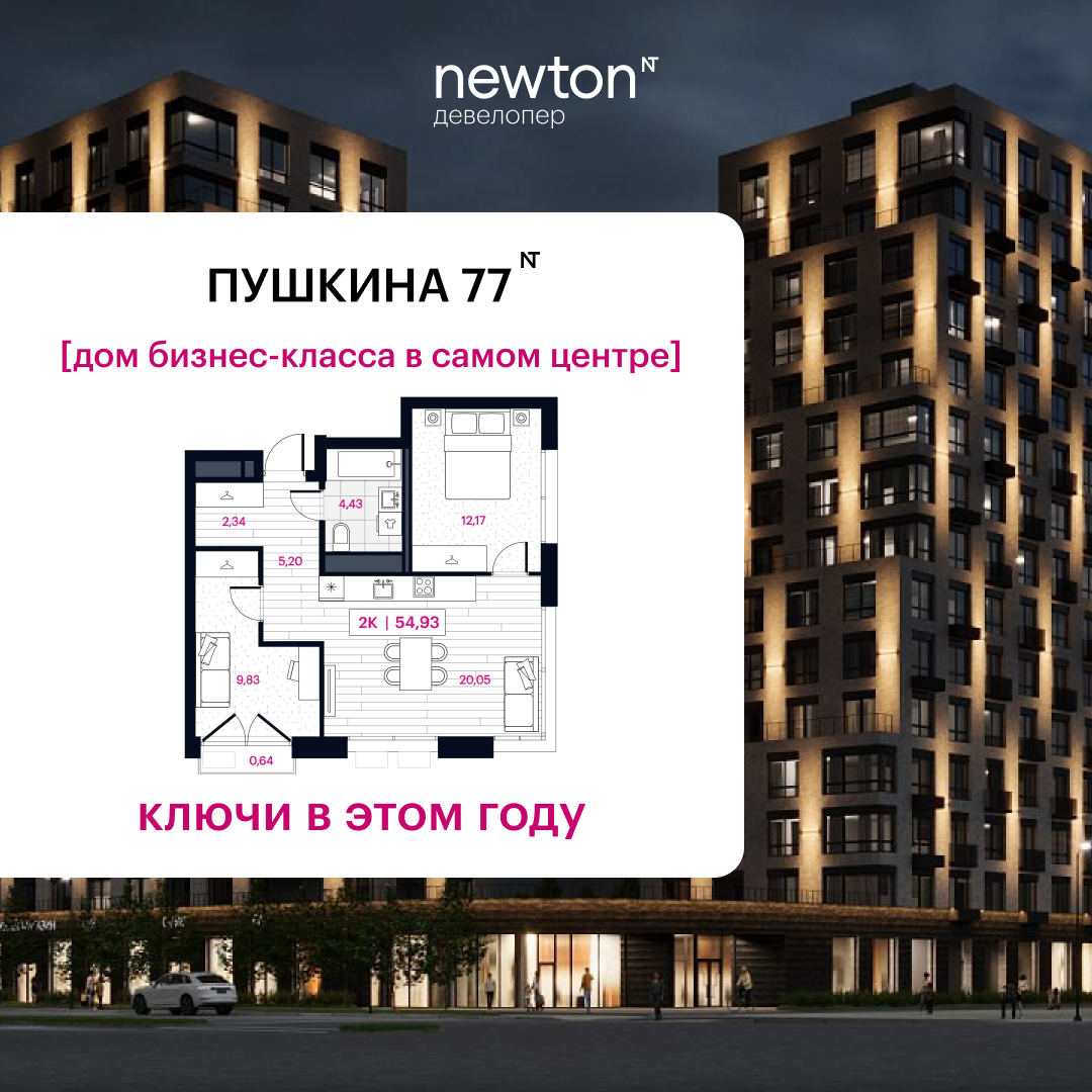 Планировка квартиры 48
