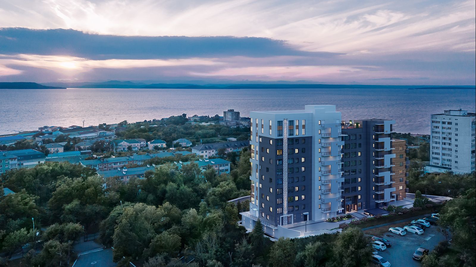 2-комнатная, 53.5 м², № 70 в Фьорд