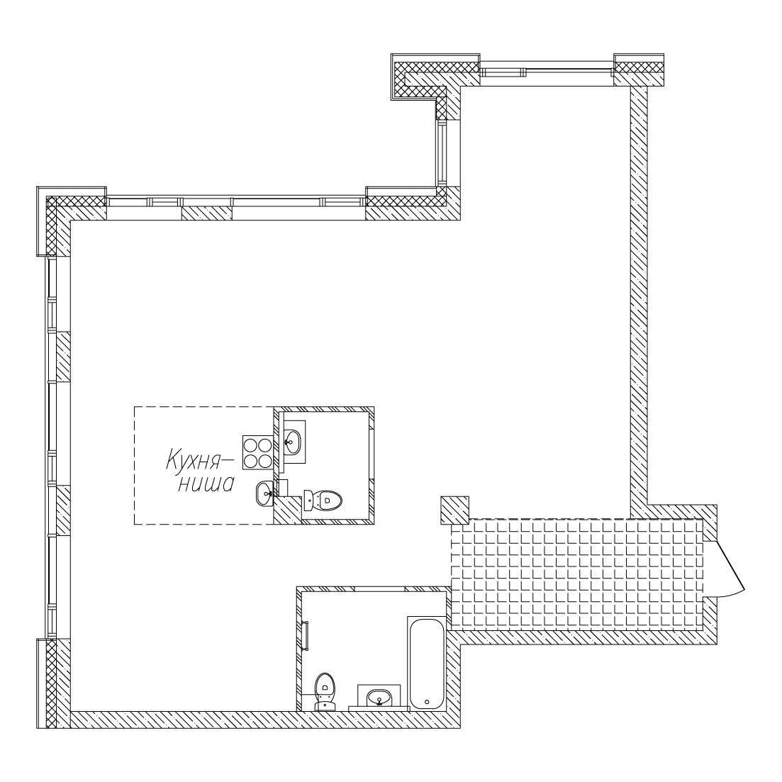 3-комнатная, 91.8 м², № 5 в Сады Маковского