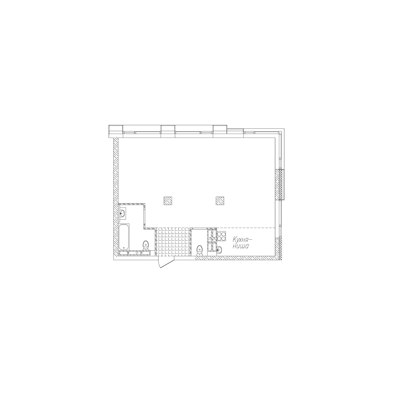 2-комнатная, 71.3 м², № 238 в Сады Маковского