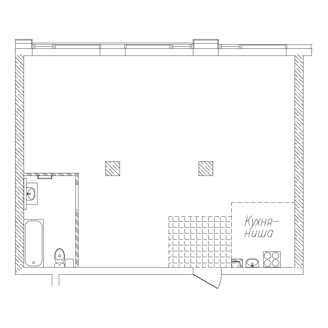 2-комнатная, 70.6 м², № 263 в Сады Маковского