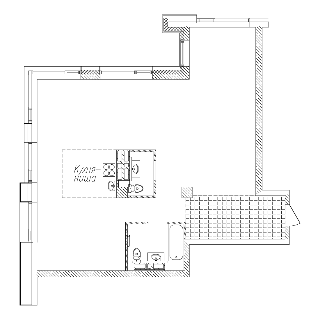 3-комнатная, 90.2 м², № 510 в Сады Маковского