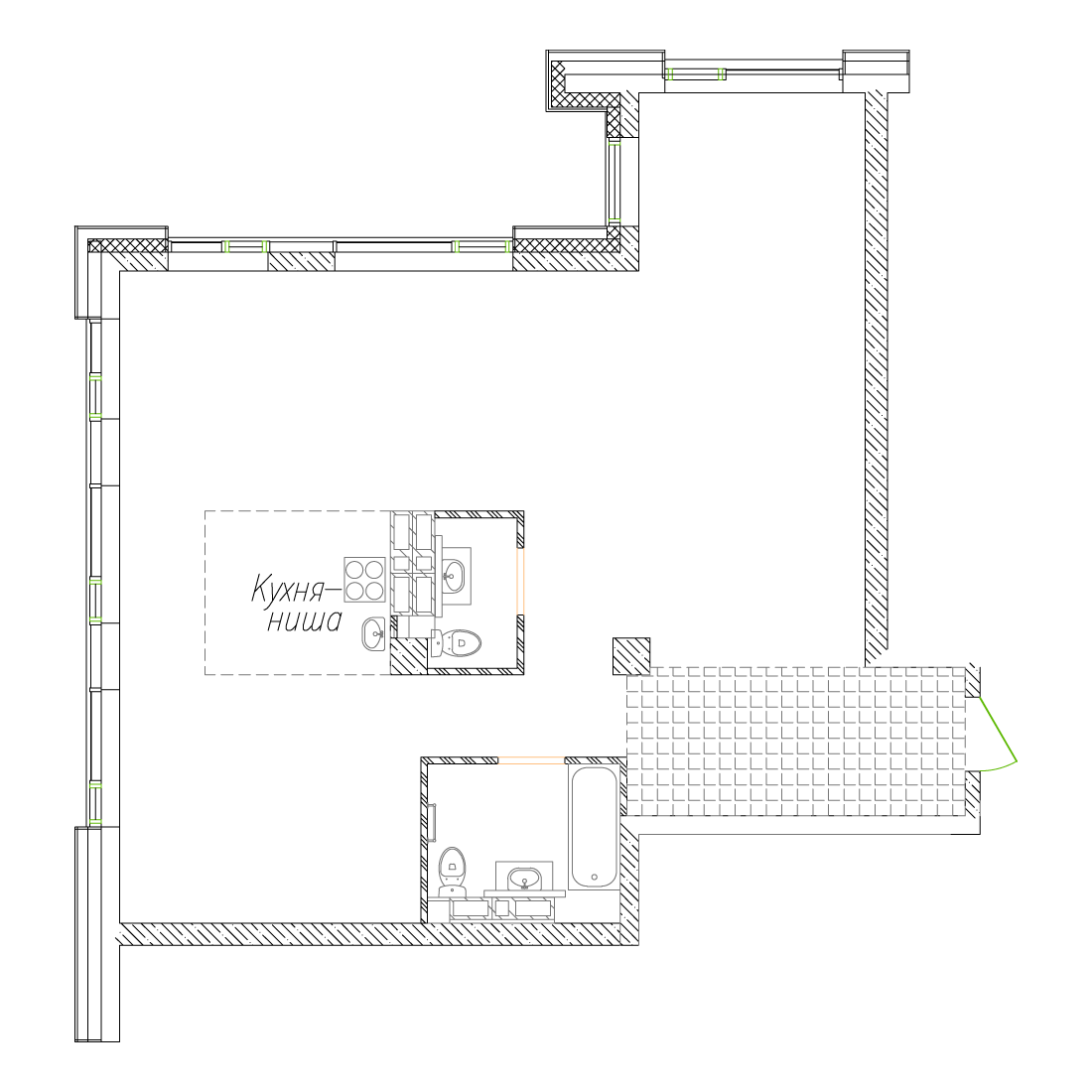 3-комнатная, 90.2 м², № 271 в Сады Маковского