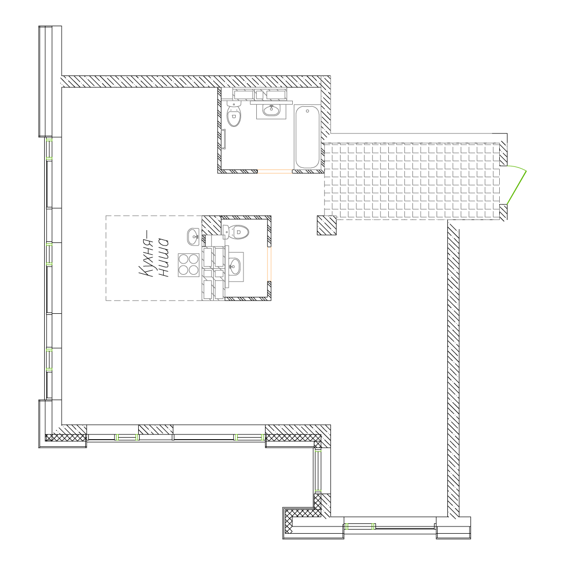 3-комнатная, 90.3 м², № 290 в Сады Маковского