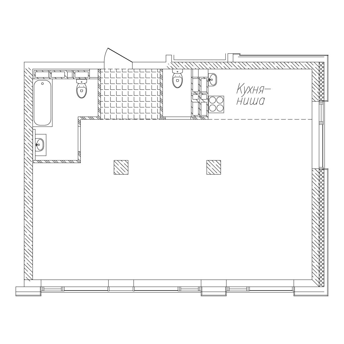 2-комнатная, 71.9 м², № 9 в Сады Маковского