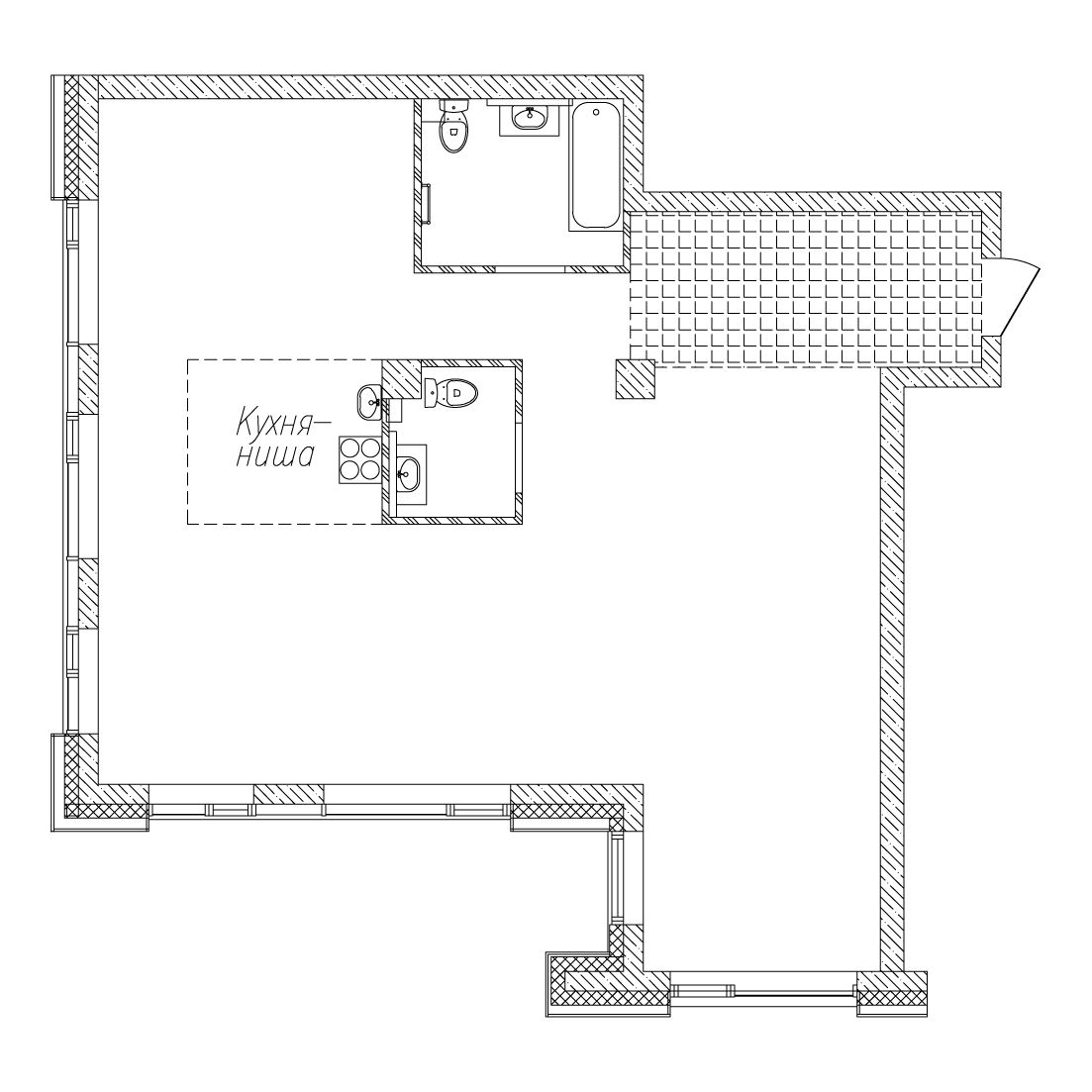 3-комнатная, 91.8 м², № 4 в Сады Маковского