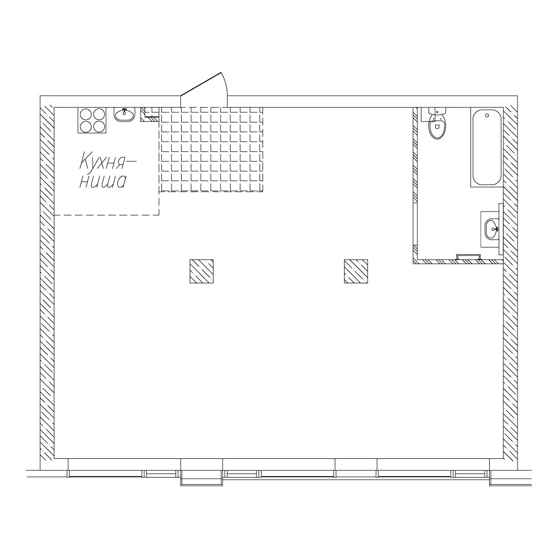 2-комнатная, 70.9 м², № 2 в Сады Маковского