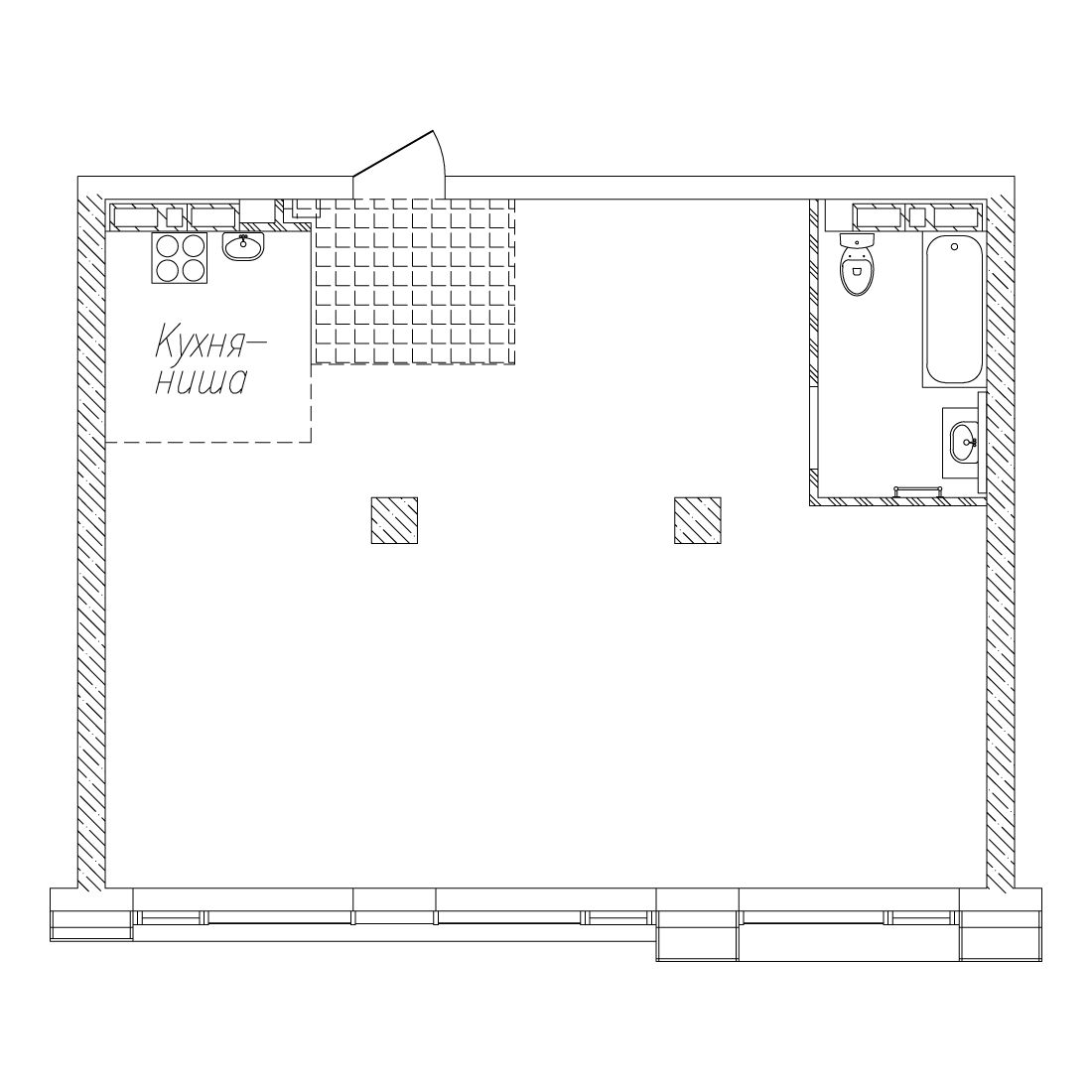 2-комнатная, 69.7 м², № 151 в Сады Маковского