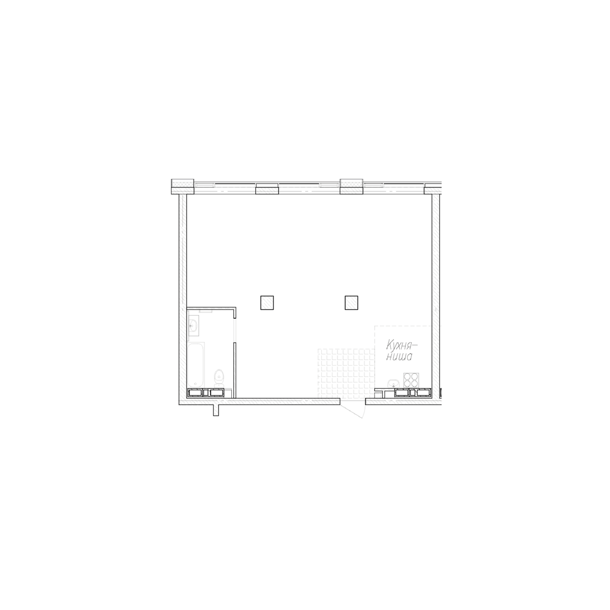 2-комнатная, 69.7 м², № 15 в Сады Маковского