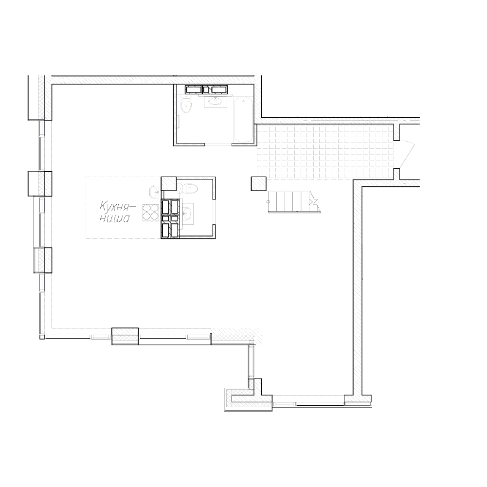 1-комнатная, 157.7 м², № 243 в Сады Маковского