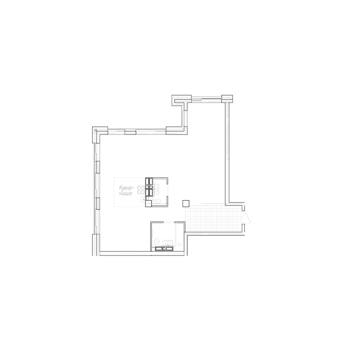 3-комнатная, 90.6 м², № 14 в Сады Маковского