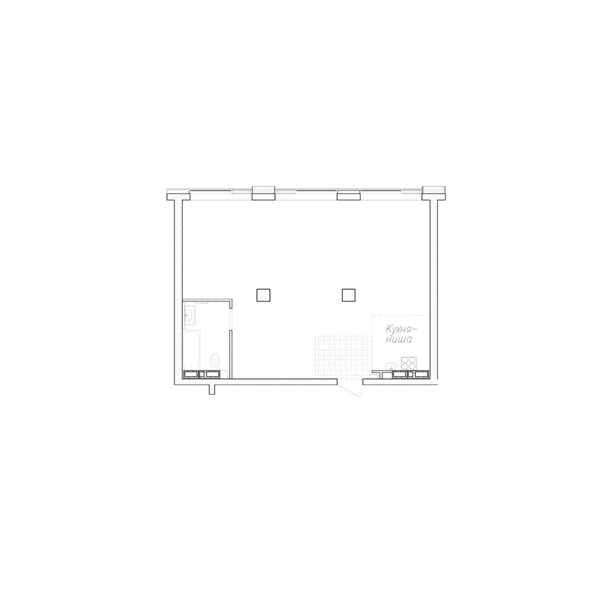 2-комнатная, 69.7 м², № 65 в Сады Маковского