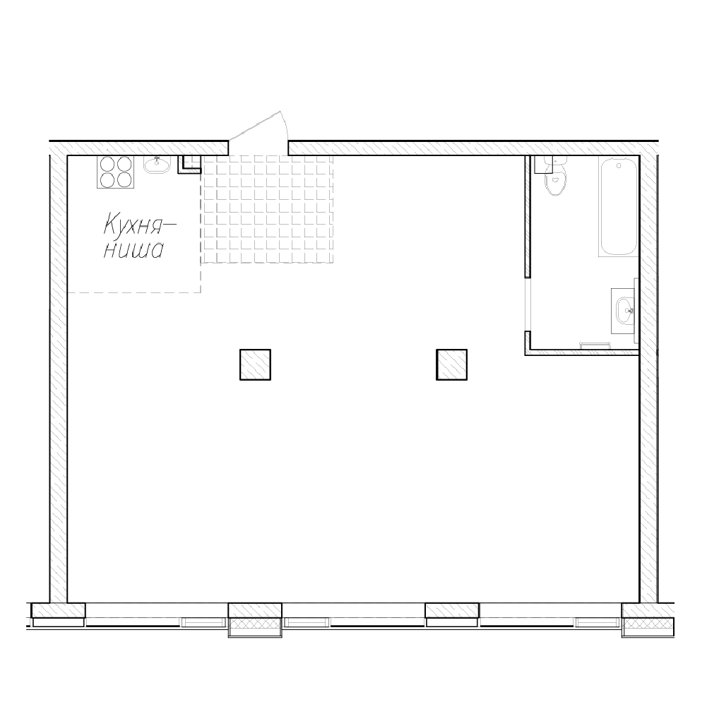 2-комнатная, 70.8 м², № 2 в Сады Маковского