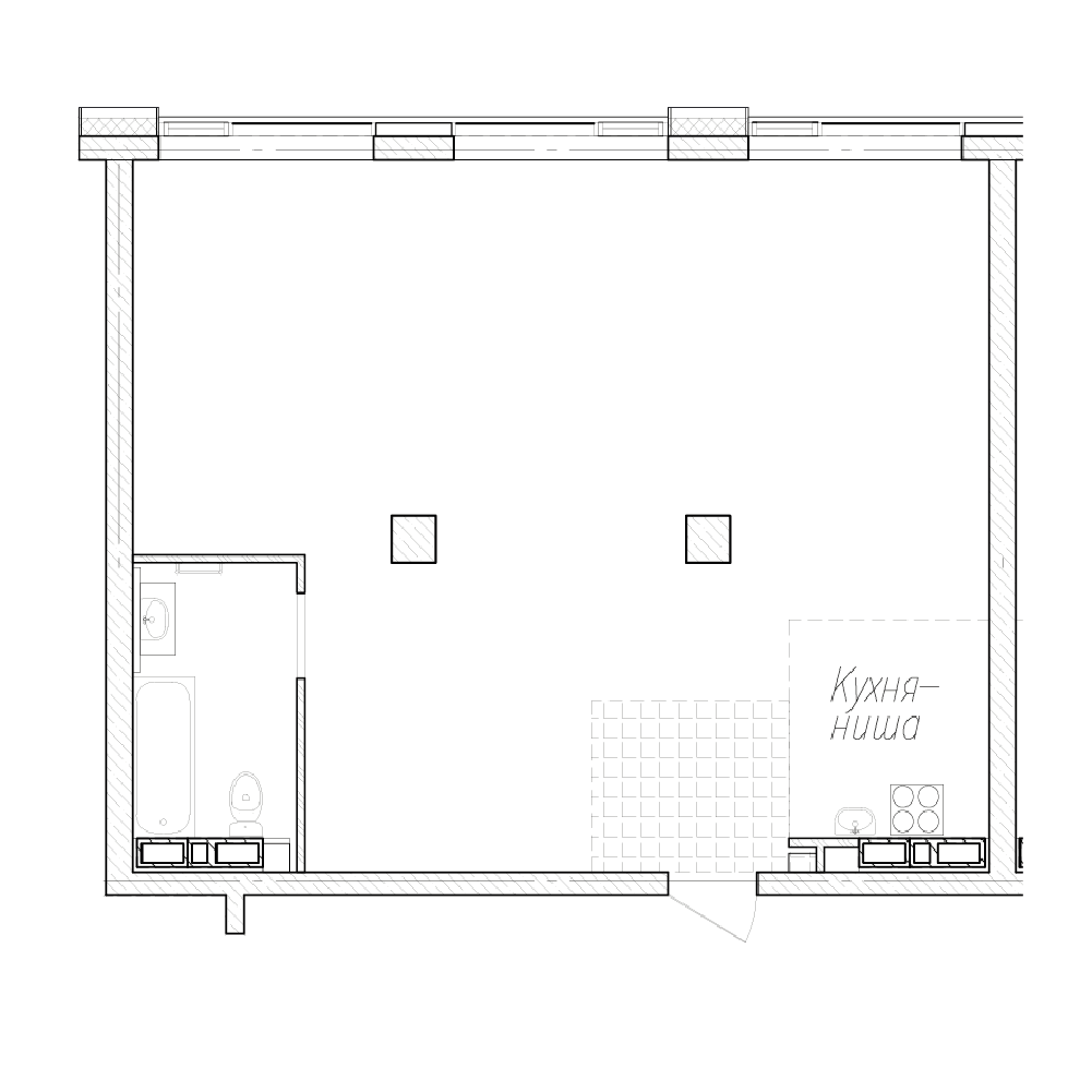 2-комнатная, 69.9 м², № 25 в Сады Маковского