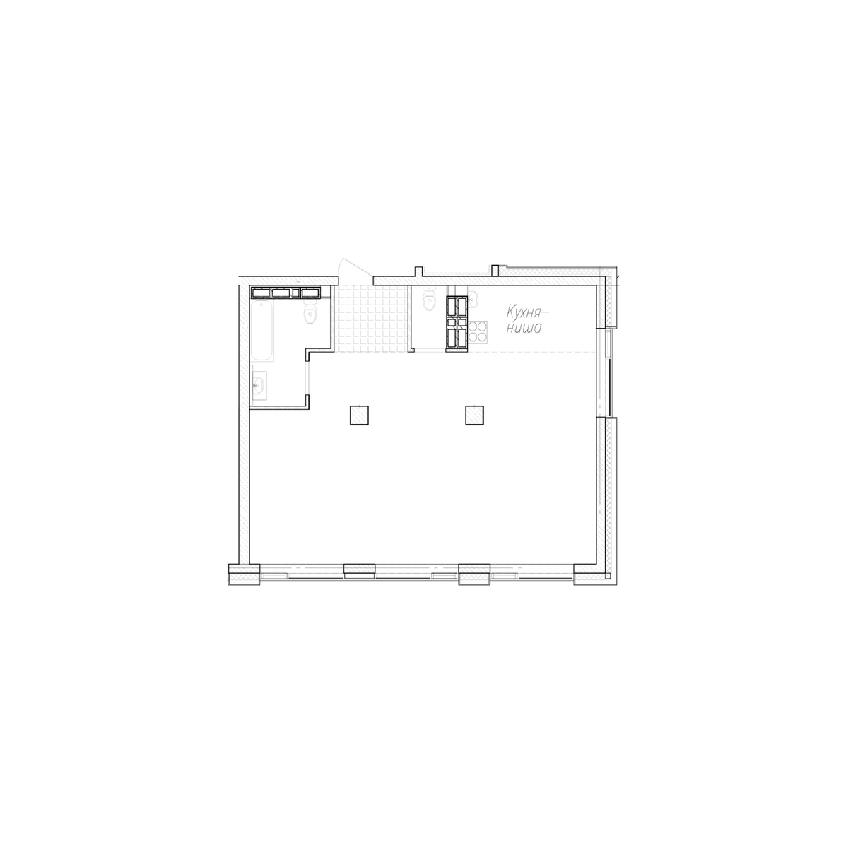 2-комнатная, 71.9 м², № 9 в Сады Маковского