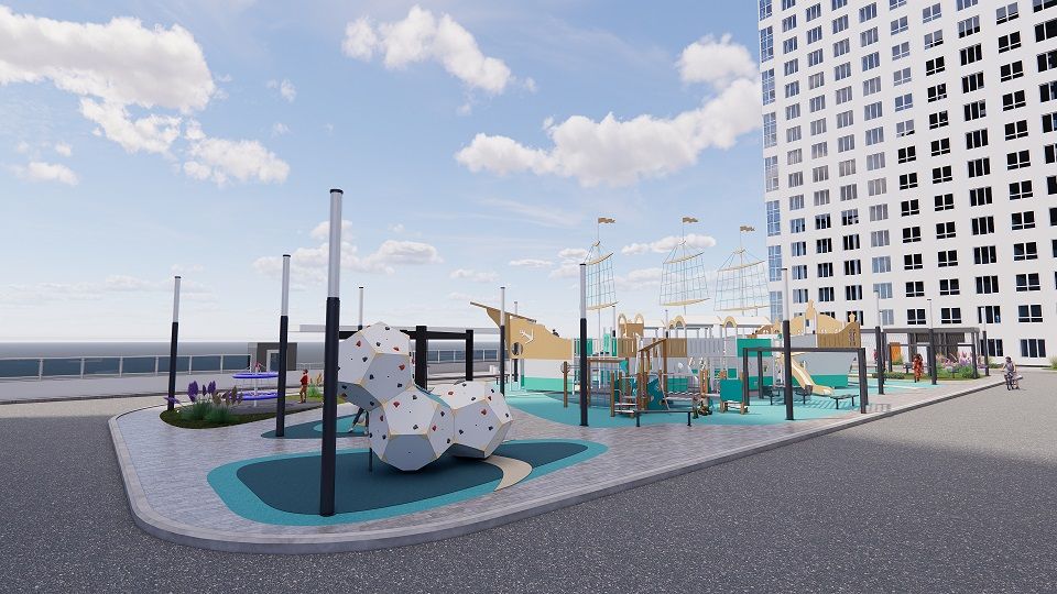 1-комнатная, 44.5 м², № 222 в Посейдония