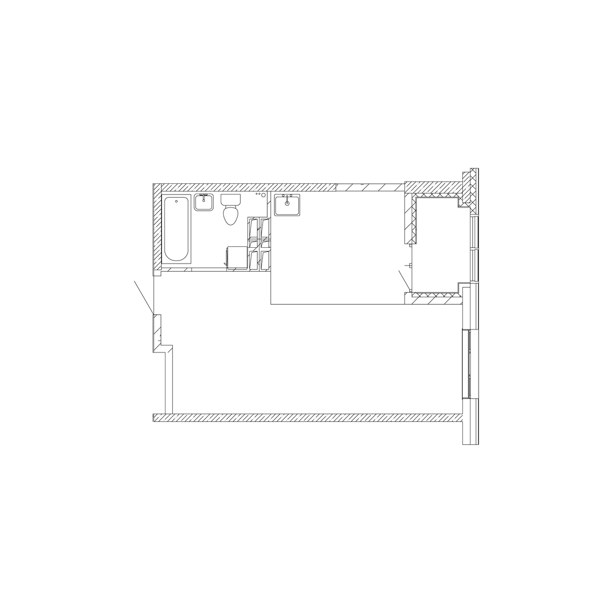 1-комнатная, 39.4 м², № 133 в Посейдония