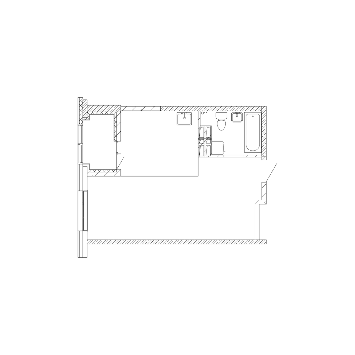 1-комнатная, 41.13 м², № 118 в Посейдония