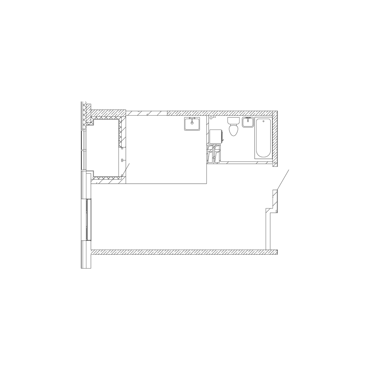 1-комнатная, 39.7 м², № 18 в Посейдония