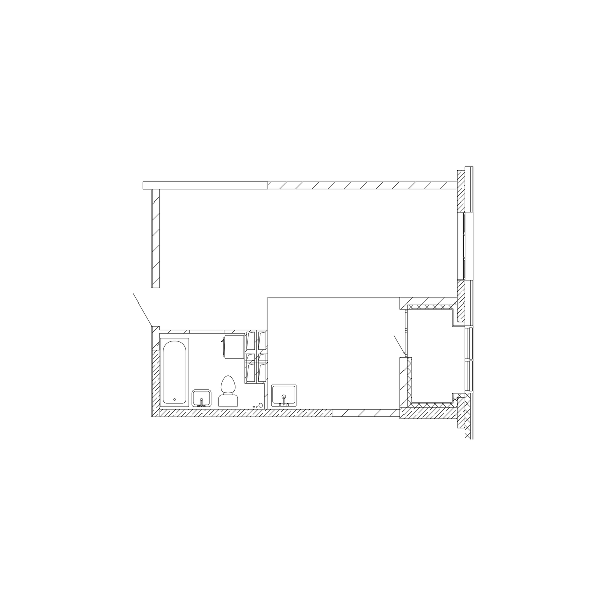 1-комнатная, 40.2 м², № 210 в Посейдония