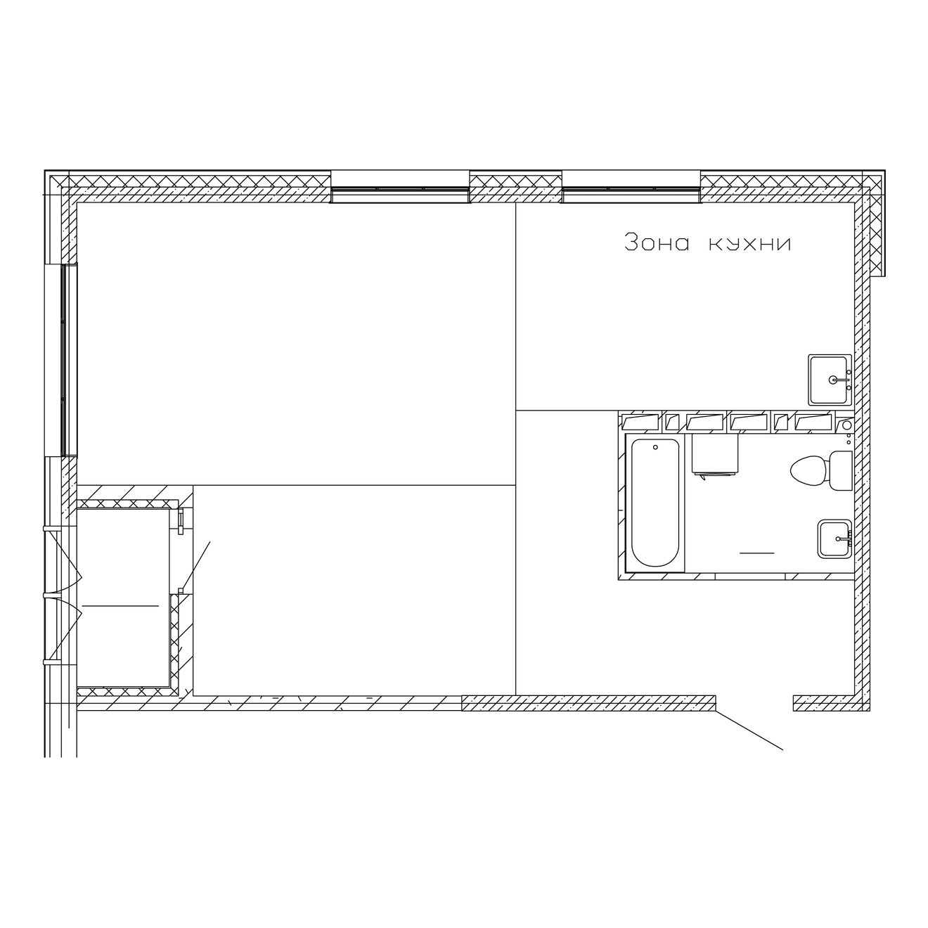2-комнатная, 59.5 м², № 30 в Посейдония