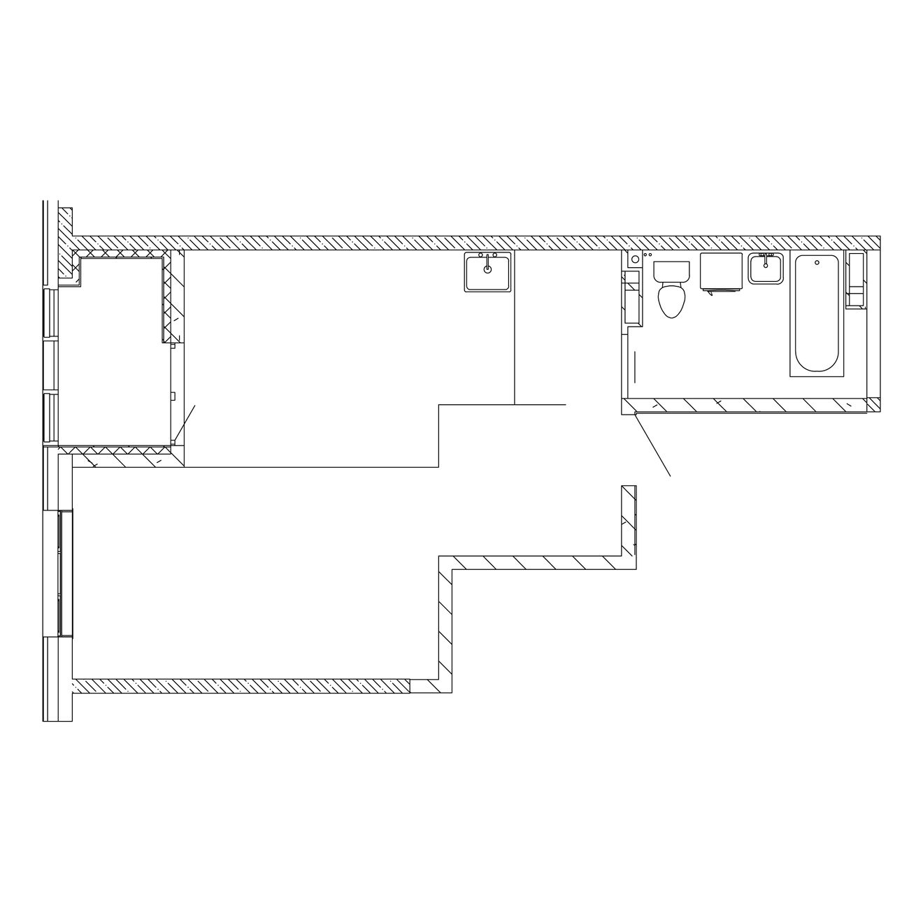 1-комнатная, 44.9 м², № 5 в Посейдония