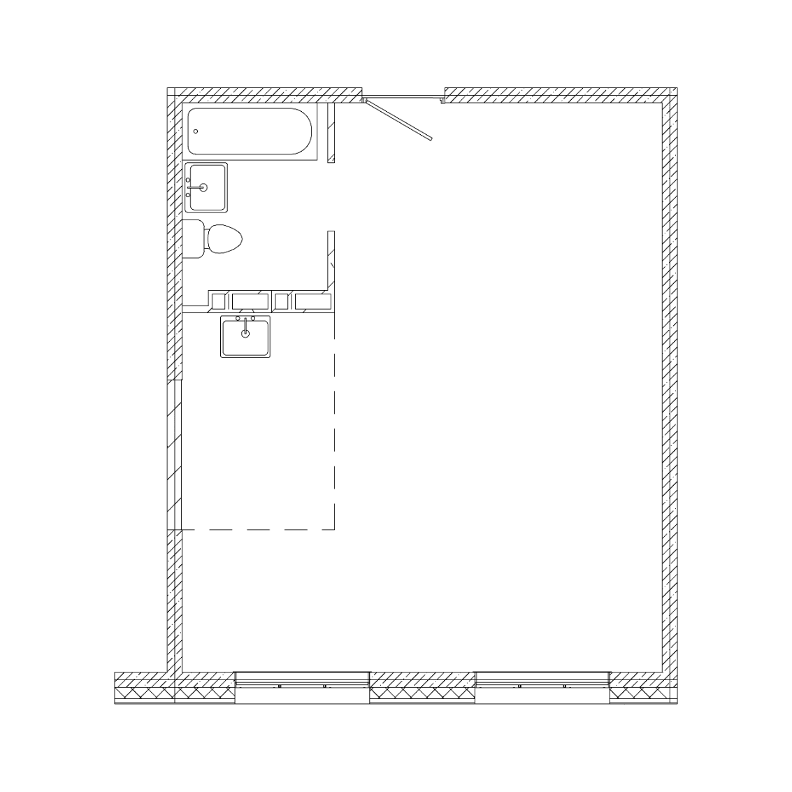 1-комнатная, 47.9 м², № 57 в Посейдония