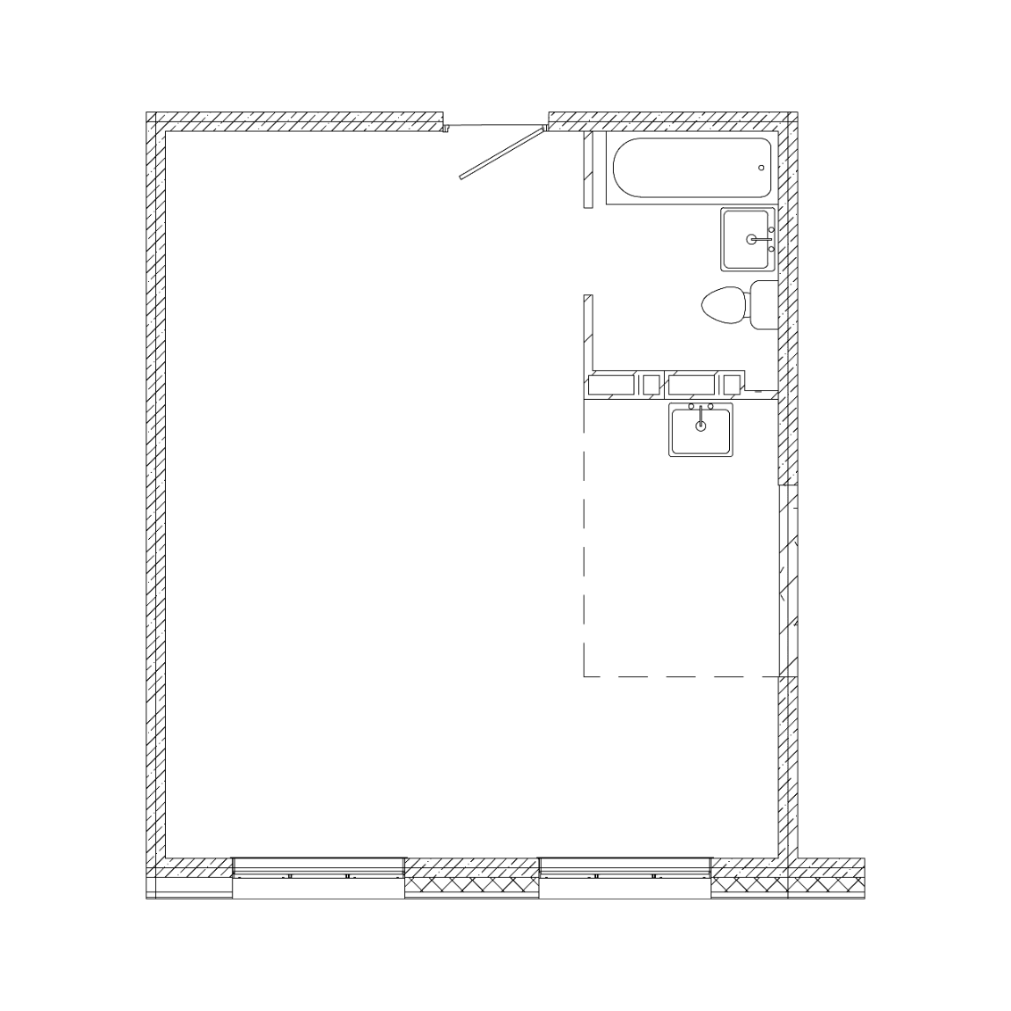 1-комнатная, 48.1 м², № 49 в Посейдония