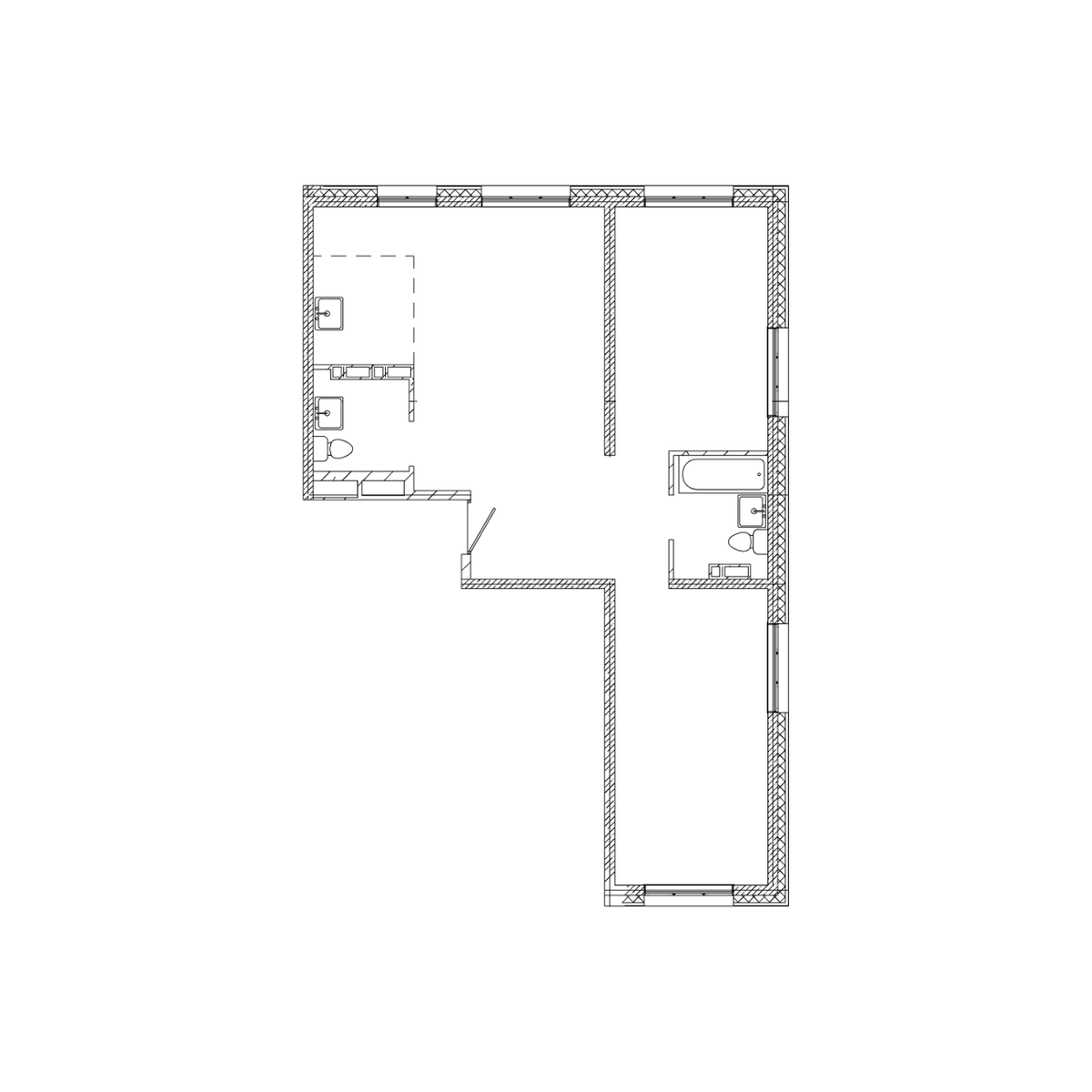 2-комнатная, 79.6 м², № 56 в Посейдония