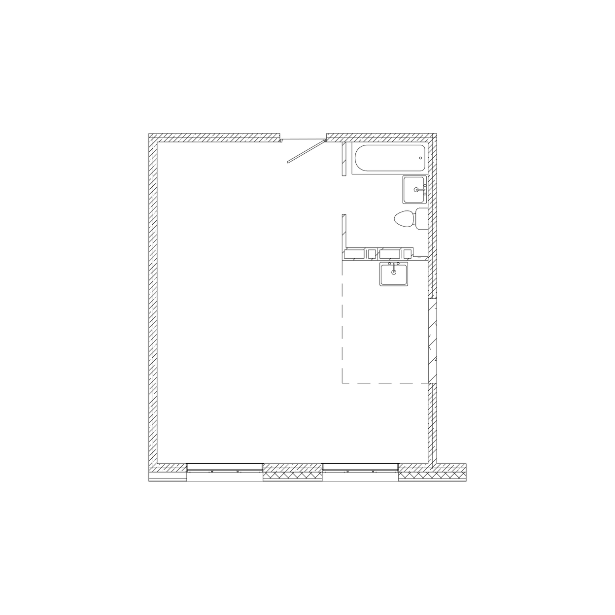 1-комнатная, 47.9 м², № 9 в Посейдония