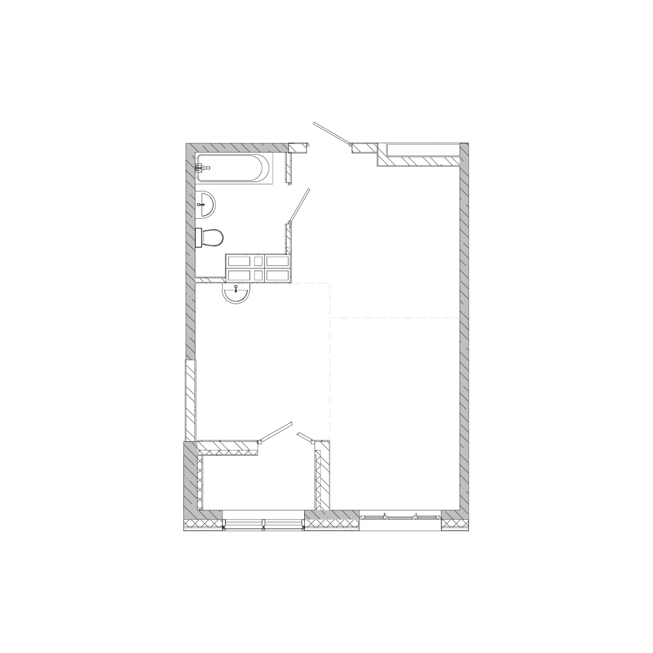 1-комнатная, 42.06 м², № 118 в Посейдония
