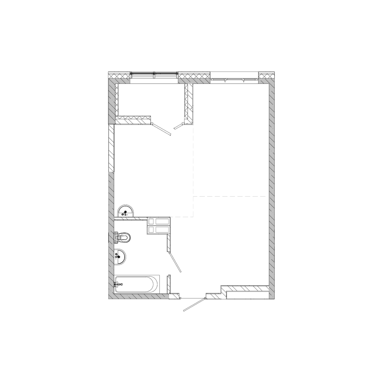 1-комнатная, 42.72 м², № 93 в Посейдония