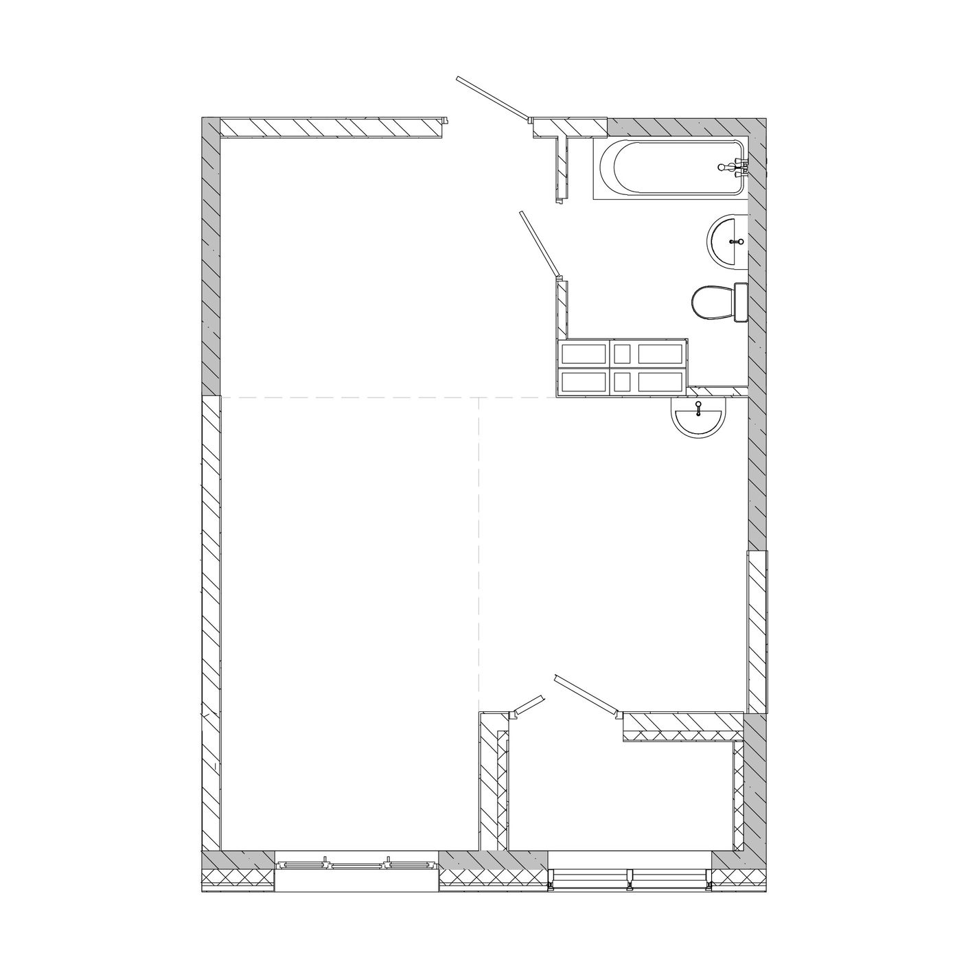 1-комнатная, 42.64 м², № 207 в Посейдония